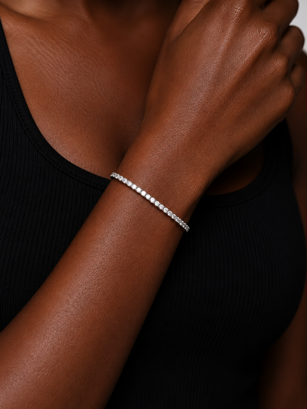 Lab Diamond Tennis Bracelet