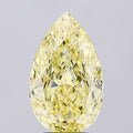 4.33ct YELLOW Pear Lab Grown Diamond