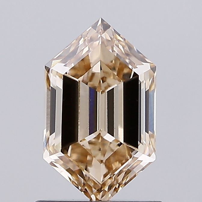 1.00ct BROWN Hexagonal Lab Grown Diamond