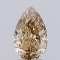 1.51ct BROWN Pear Lab Grown Diamond