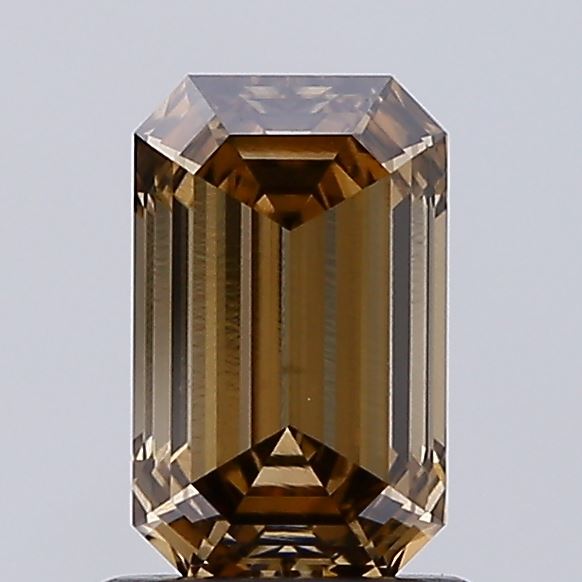 1.18ct BROWN Emerald Lab Grown Diamond