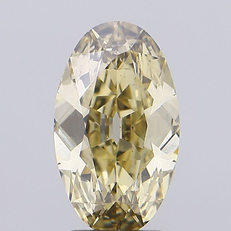 2.08ct YELLOW Moval Lab Grown Diamond