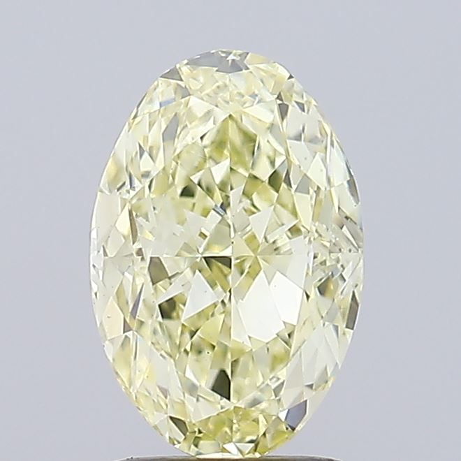 2.08ct YELLOW Oval Lab Grown Diamond