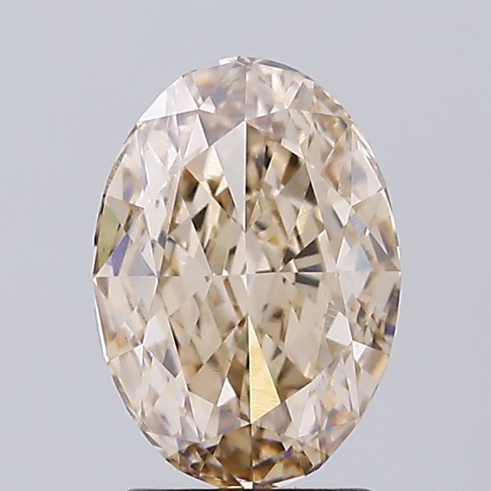 2.19ct BROWN Oval Lab Grown Diamond