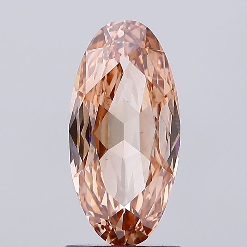 1.39ct BROWN Oval Lab Grown Diamond