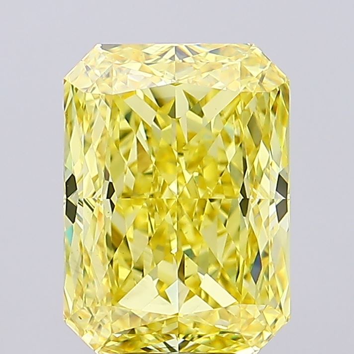 10.76ct YELLOW Radiant Lab Grown Diamond