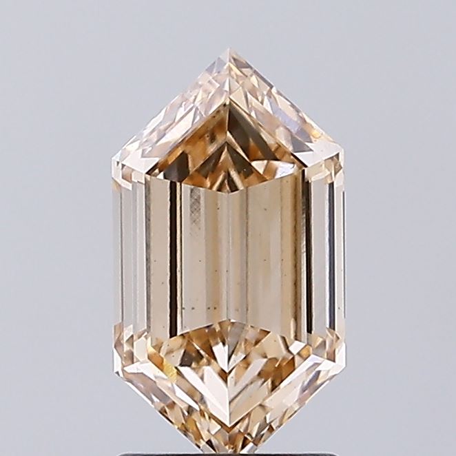1.73ct BROWN Hexagonal Lab Grown Diamond