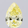 2.73ct YELLOW Pear Lab Grown Diamond