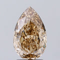 2.25ct BROWN Pear Lab Grown Diamond