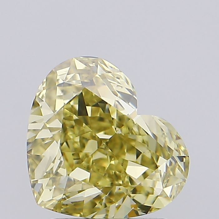 2.21ct YELLOW Heart Lab Grown Diamond