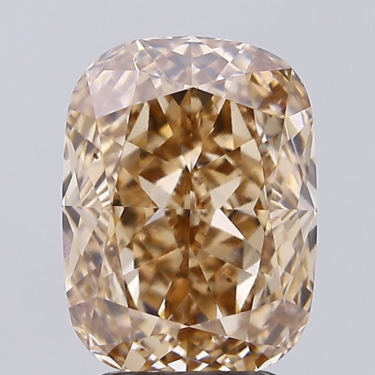 3.16ct BROWN Long Cushion Lab Grown Diamond
