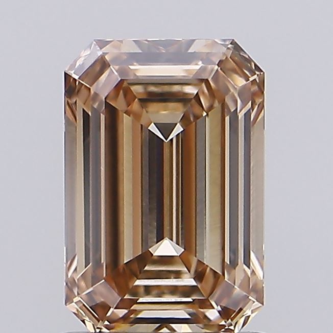 1.02ct BROWN Emerald Lab Grown Diamond
