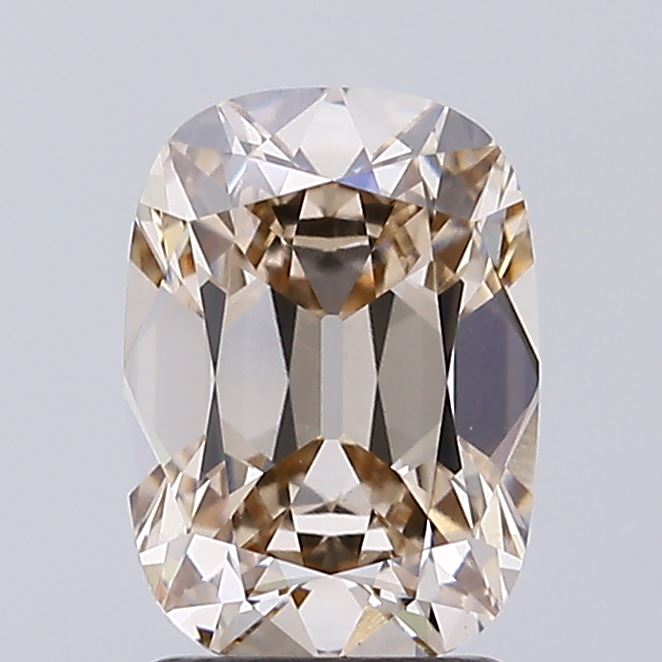 2.01ct BROWN Antique Cushion Cut Lab Grown Diamond