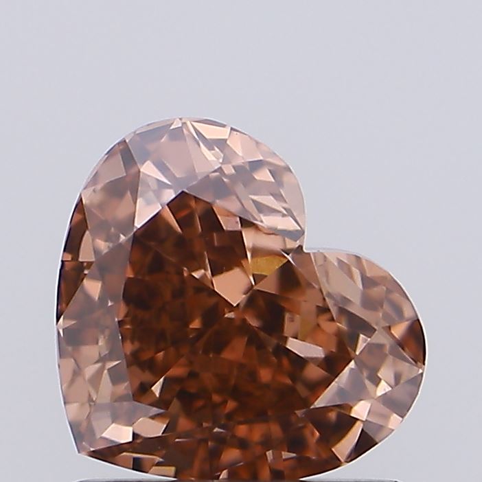 1.05ct BROWN Heart Lab Grown Diamond