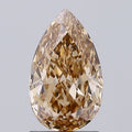 1.71ct BROWN Pear Lab Grown Diamond