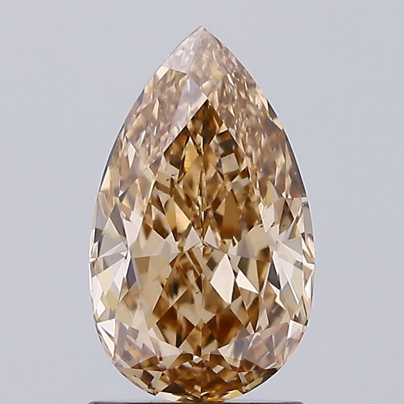 1.71ct BROWN Pear Lab Grown Diamond