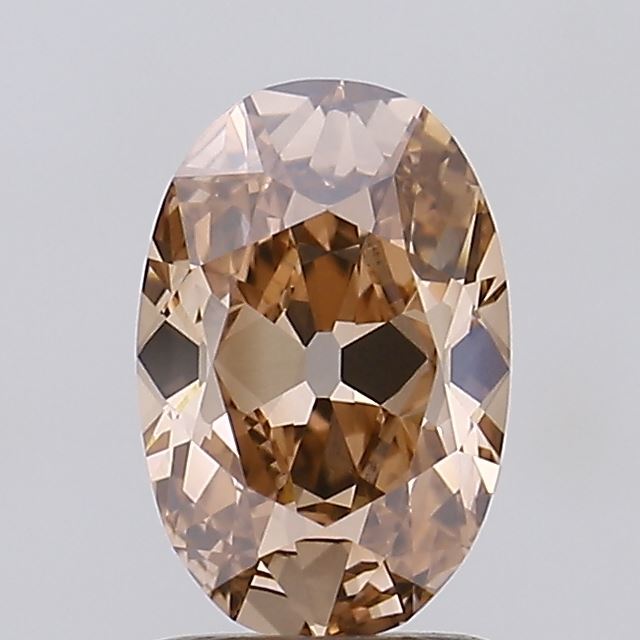 1.28ct BROWN Moval Lab Grown Diamond