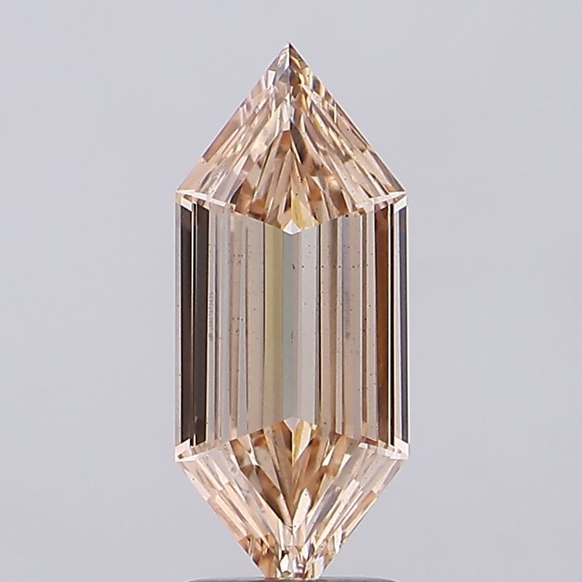 2.07ct BROWN Hexagonal Lab Grown Diamond