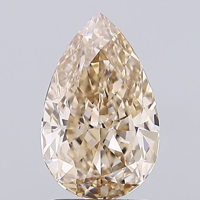 2.13ct BROWN Pear Lab Grown Diamond