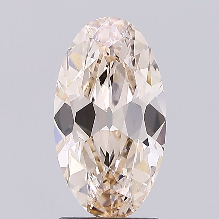 2.00ct BROWN Moval Lab Grown Diamond