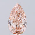 3.52ct BROWN Pear Lab Grown Diamond