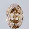 1.58ct BROWN Oval Lab Grown Diamond