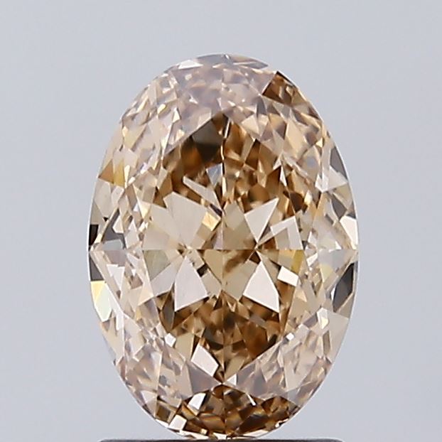 1.58ct BROWN Oval Lab Grown Diamond