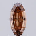 1.00ct BROWN Oval Polygon Step Cut Lab Grown Diamond