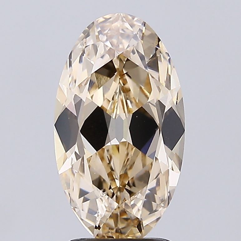 2.36ct BROWN Moval Lab Grown Diamond