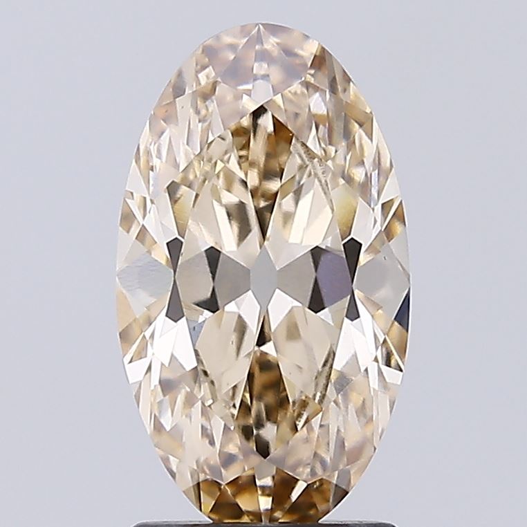 2.09ct BROWN Moval Lab Grown Diamond