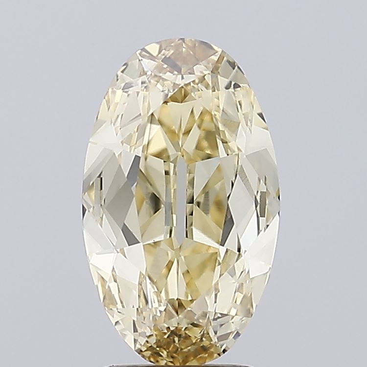 2.02ct YELLOW Antique Oval Cut Lab Grown Diamond