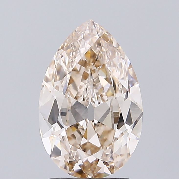 2.03ct M Pear Lab Grown Diamond