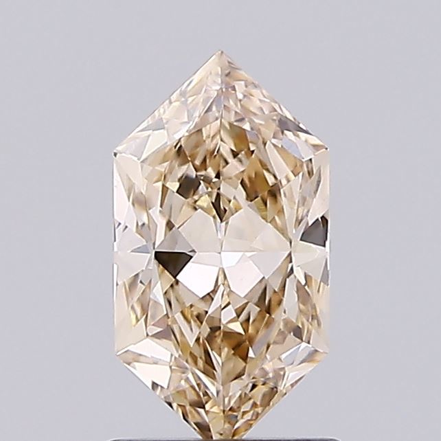 1.11ct BROWN Hexagonal Lab Grown Diamond