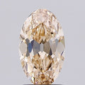 1.51ct BROWN Moval Lab Grown Diamond