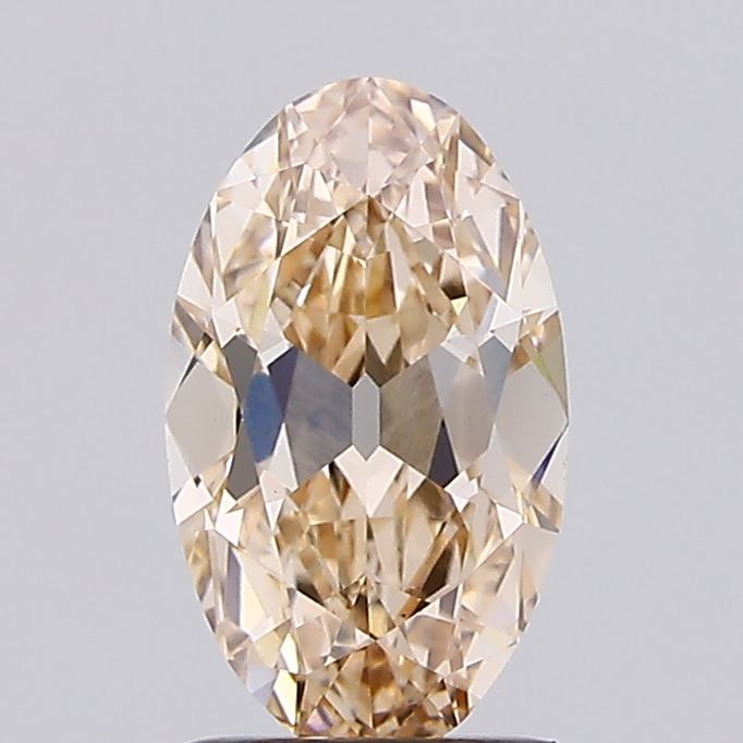 1.51ct BROWN Moval Lab Grown Diamond