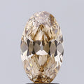 2.02ct BROWN Moval Lab Grown Diamond