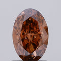 1.20ct BROWN Oval Lab Grown Diamond