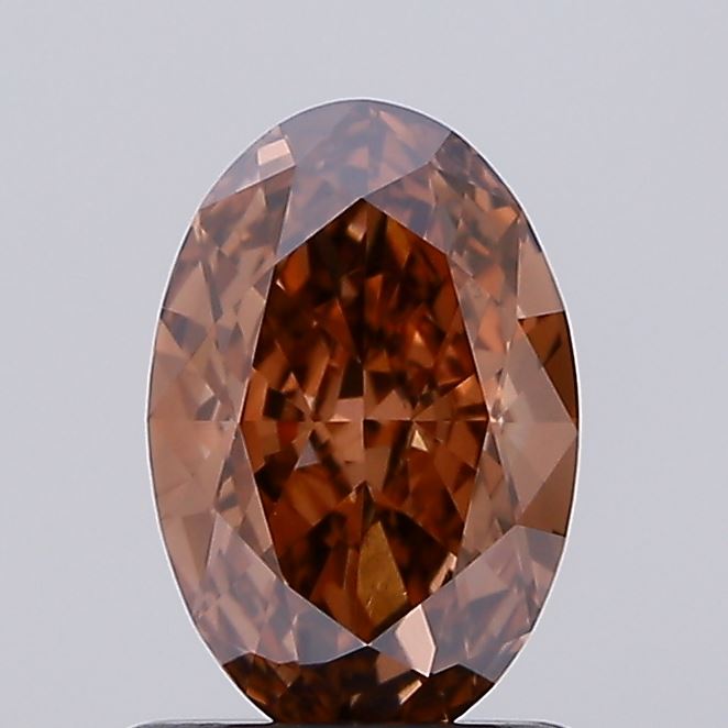 1.20ct BROWN Oval Lab Grown Diamond