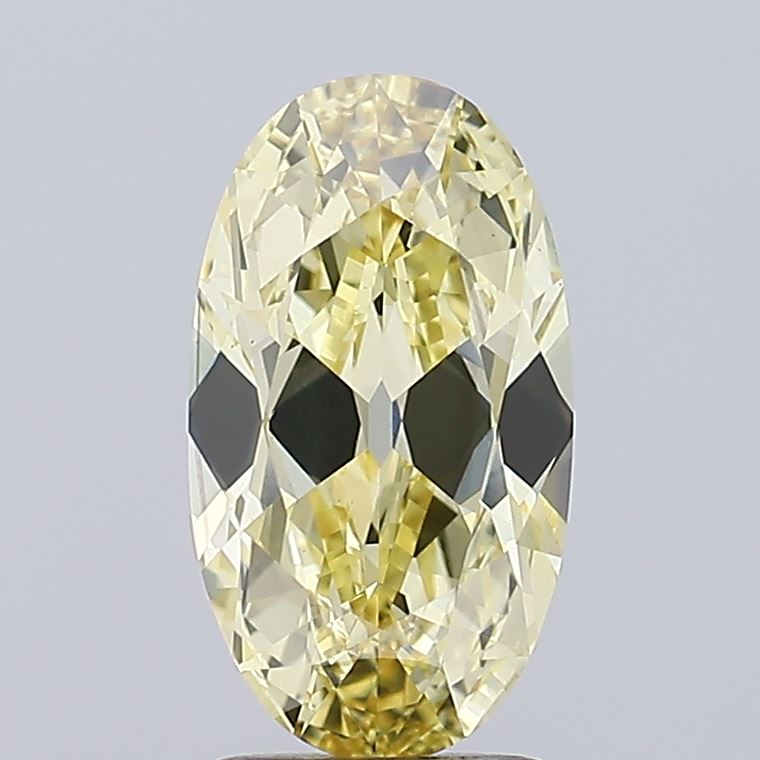 2.52ct YELLOW Moval Lab Grown Diamond