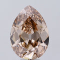 6.03ct BROWN Pear Lab Grown Diamond