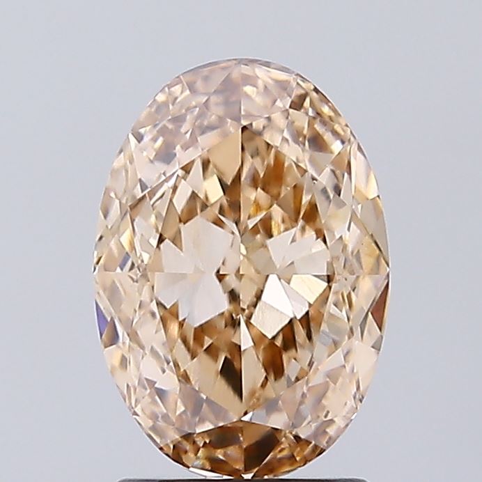 2.00ct BROWN Oval Lab Grown Diamond