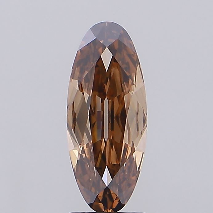 2.01ct BROWN Moval Lab Grown Diamond