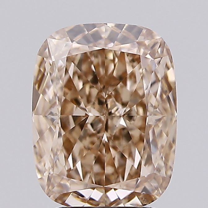 2.52ct BROWN Long Cushion Lab Grown Diamond