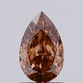 1.24ct BROWN Pear Lab Grown Diamond