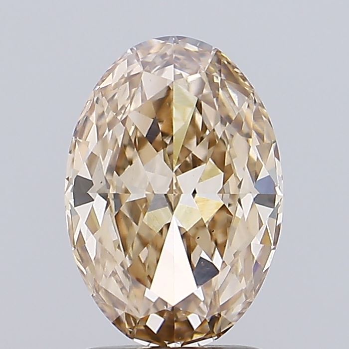 2.04ct BROWN Oval Lab Grown Diamond