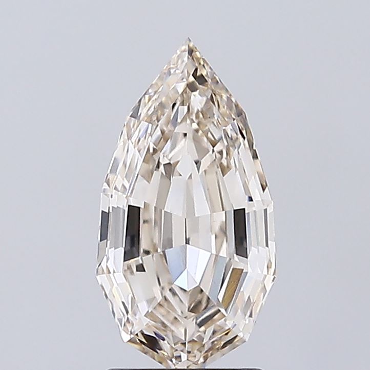 2.06ct J Modified Pear Step Cut Lab Grown Diamond