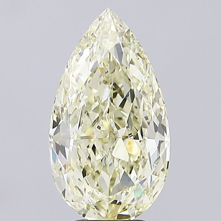 4.03ct YELLOW Pear Lab Grown Diamond
