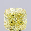 7.52ct YELLOW Cushion Lab Grown Diamond