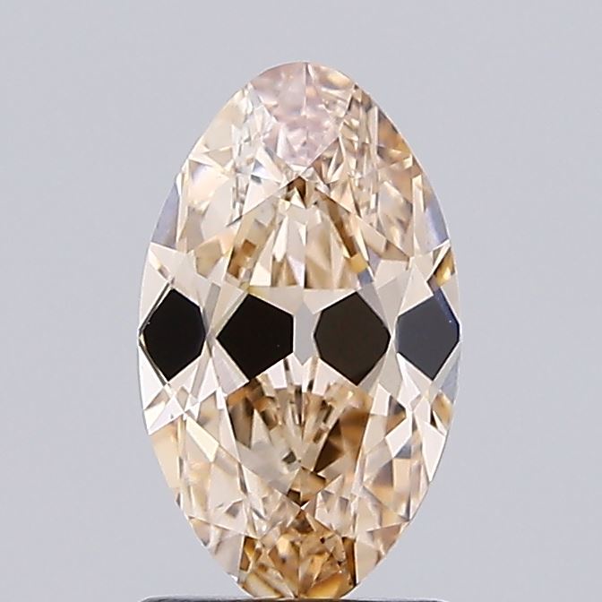 1.51ct BROWN Moval Lab Grown Diamond