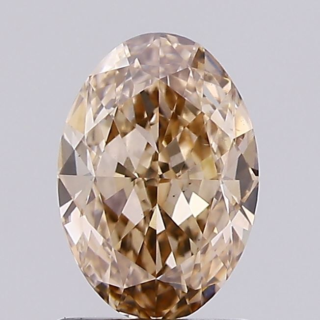 1.51ct BROWN Oval Lab Grown Diamond